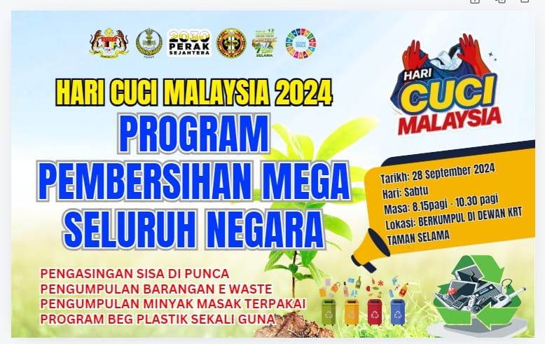 PROGRAM PEMBERSIHAN MEGA - HARI CUCI NEGARA TAHUN 2024